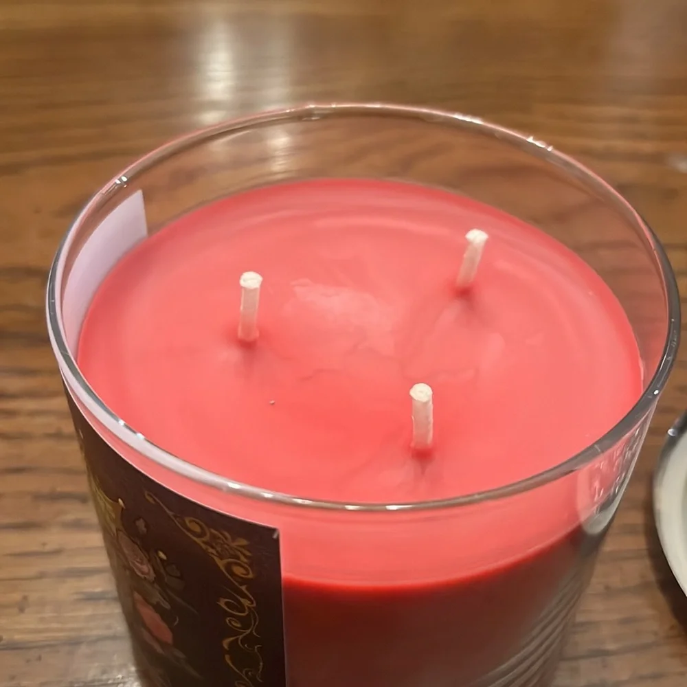 Bath & Body Works Vampire Blood candle and Wicked Vanilla Woods hand soap‎